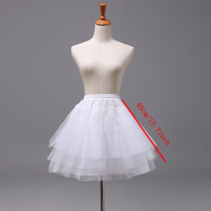 Flower Girls Petticoat Underskirt Cosplay Party Children kids Enfant Fille Lolita Ballet Tutu Skirt Enaguas Sottogonna Mini