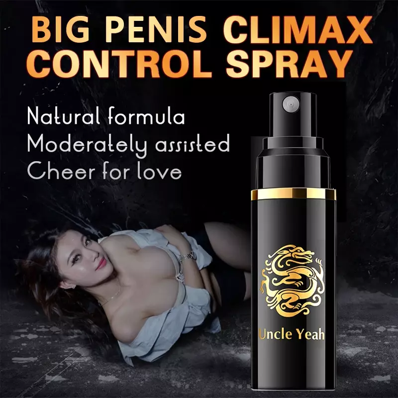 Male Powerful Sex Delay Spray for Men External Use Prevent Premature Ejaculation Prolong 60 Minutes Big Penis Enlargement Oils