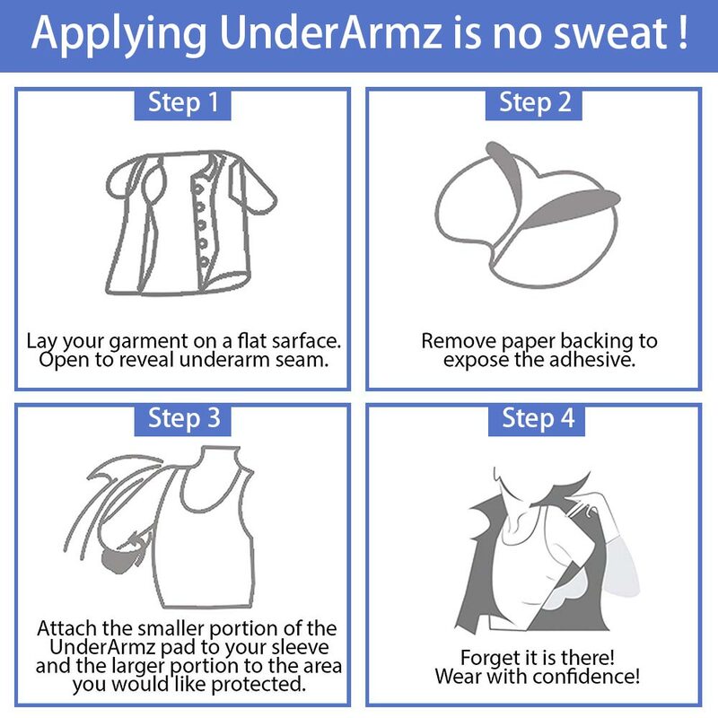 50Pcs Underarm Sweat Pads Armpit Sweat Protection Anti Perspiration Patch Men Women Dress Clothing Perspiration Deodorant Pads