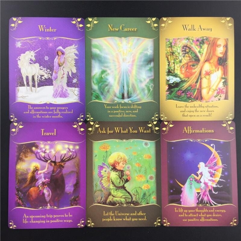 Mystical Wisdom Card Deck Tarot Family Party gioco da tavolo English Oracle Card