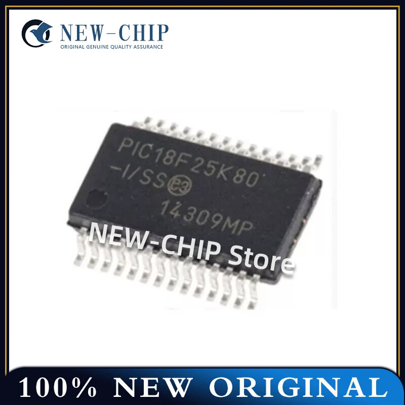2pcs-50 teile/los PIC18F25K80-I/ss PIC18F25K80-I pic18f25k80 ssop28 flash/micro controller chip-mcu neues original