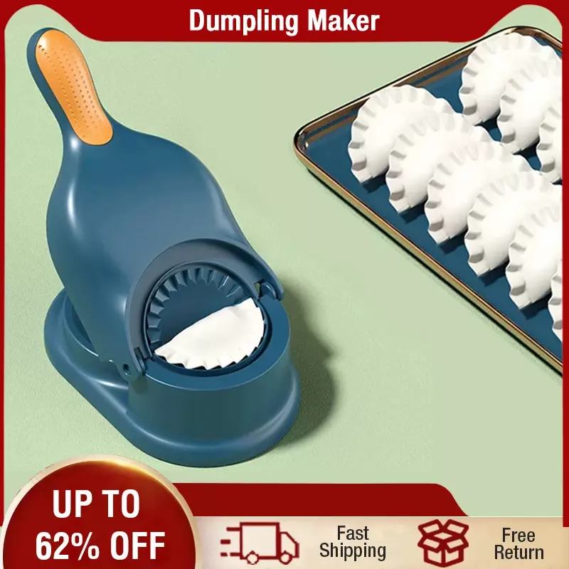 Máquina para hacer dumplings 2 en 1, dispositivo de prensado de envoltura, herramienta Manual que ahorra trabajo, moldea la piel, utensilios de cocina