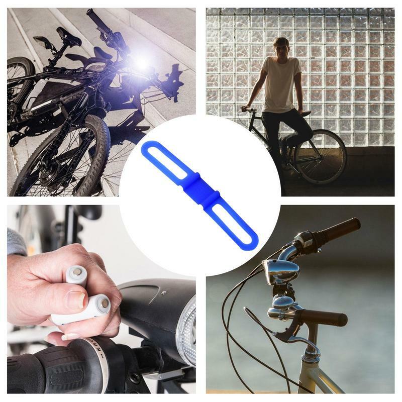 Multipurpose Bike Lights Straps, Fixação de telefone para bicicleta, Acessório de ciclismo, Veículo elétrico, motocicleta, mountain bike