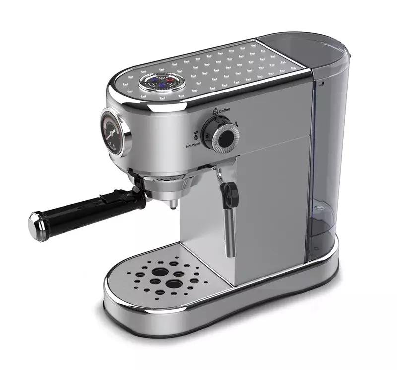Espresso Machine Coffee/Latte/Cappuccino Machine Stainless Steel 2 Filters Espresso Coffee Machine