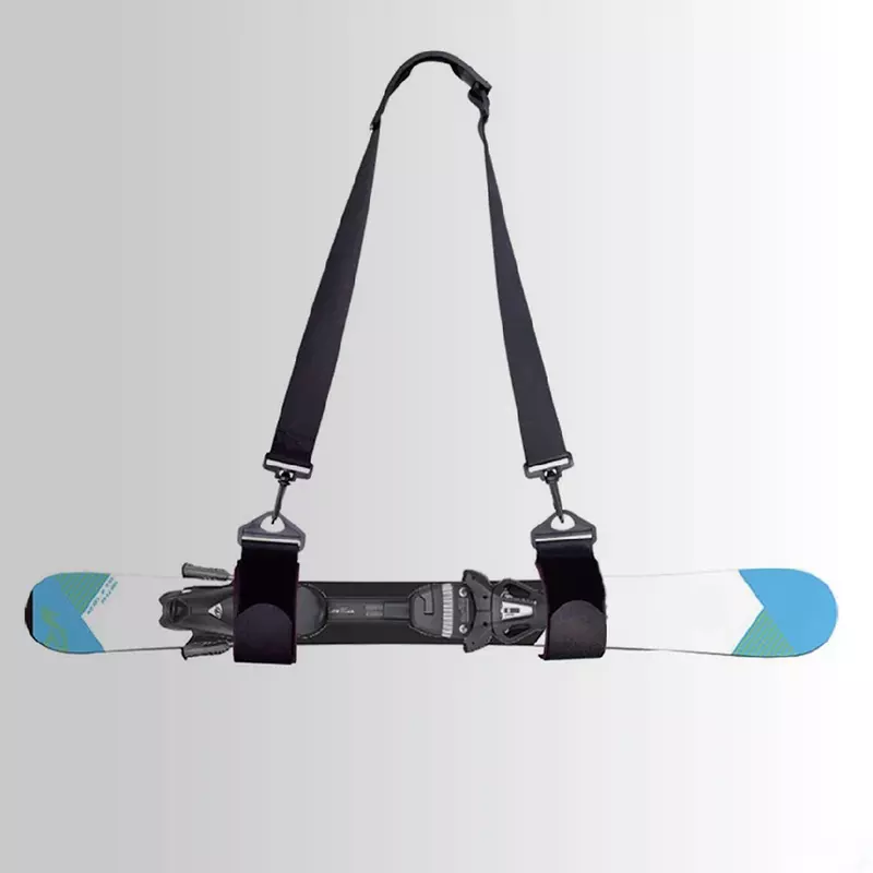 Esqui ajustável Pole Shoulder Hand Carrier, Lash Handle Straps, Nylon Ski Bags, Porter Hook, Loop Protection for Ski Snowboard