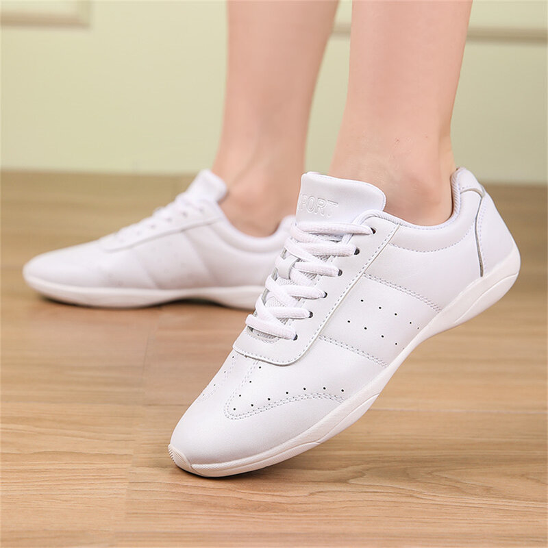 Белые кроссовки BAXINIER для девочек, обувь для тренировок, для малышей, для танцев, тенниса, обувь для детей, легкие Молодежные кроссовки для соревнований