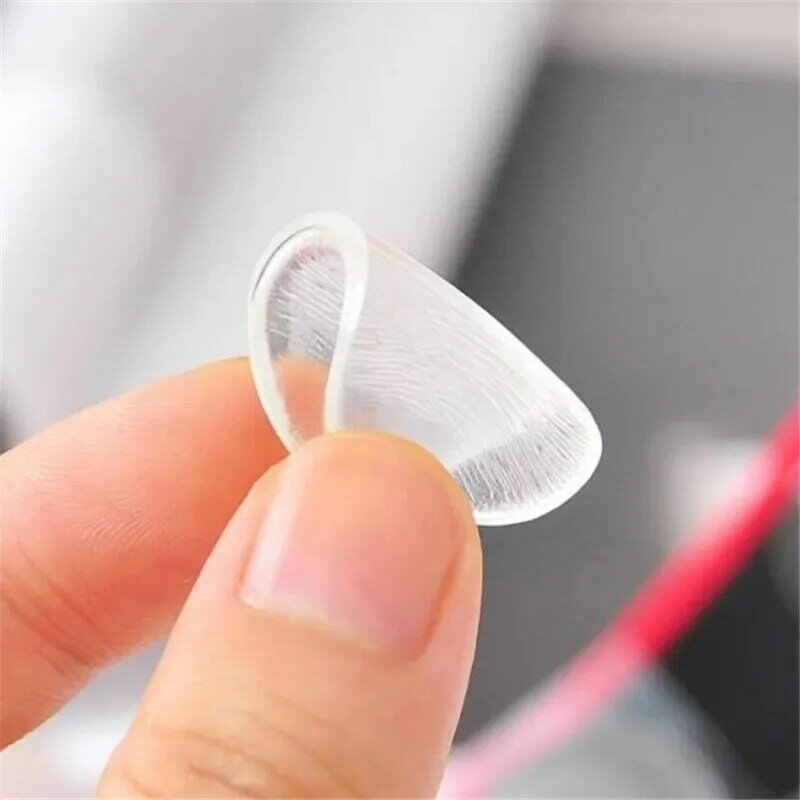 6pcs/set Silicone Gel Heel stickers Adhesive Shoe Insole Insert Pad Cushion Foot Care Heel Grips Liner Protector Size Reducer