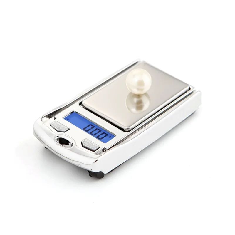 Minibáscula Digital de bolsillo para llaves de coche, balanza electrónica para artículos pequeños con pantalla LCD portátil de 0,01G, joyería