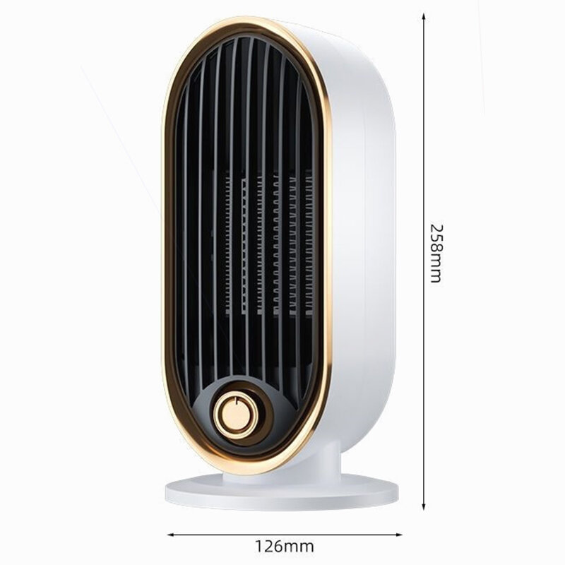 800W Elektrische Heizung Tragbare Desktop Fan Heizung PTC Keramik Heizung Warme Luft Gebläse Hause Büro Wärmer Maschine für Winter