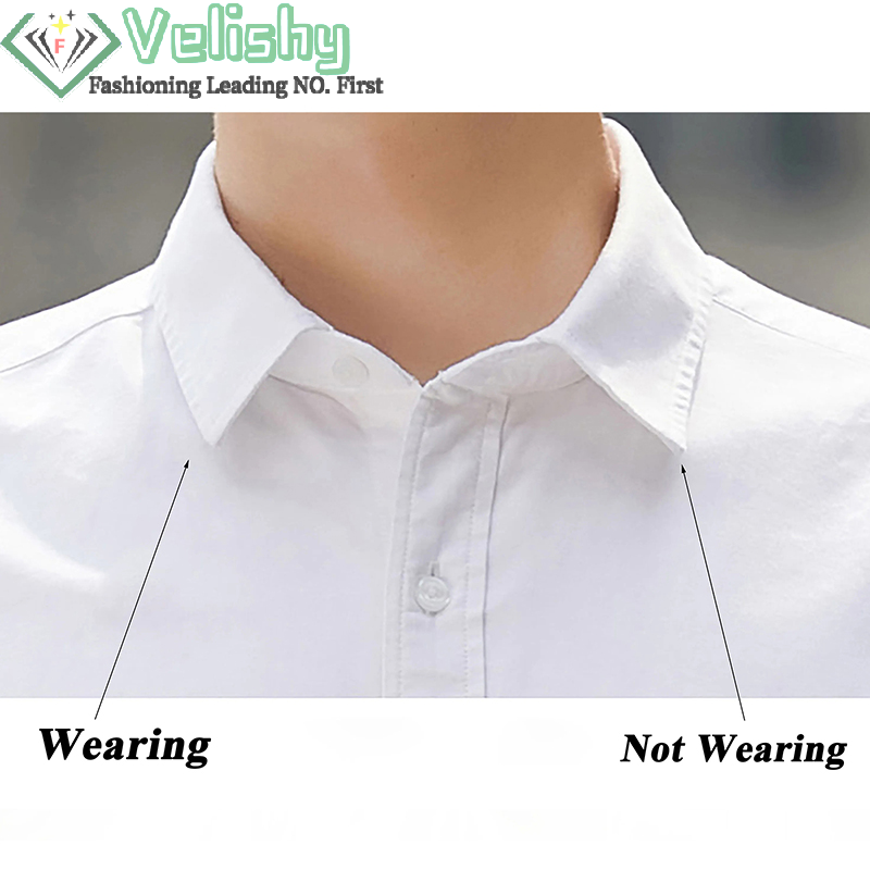 Clip de fijación de ángulo de camisa, accesorios de ropa, hoja de Metal, hierro, camisa, bambú, soporte de cuello