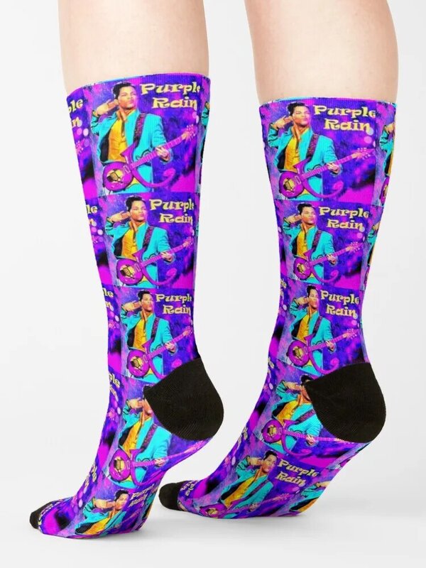 Фиолетовые дождевые носки