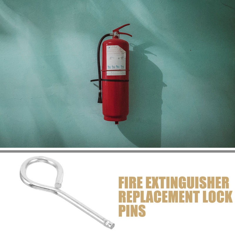 10 Stuks Veiligheidsspeld Voor Extingusher Brandblusser Blusser Latch Accessoire Accessoires Vervangende Slotpennen Ijzeren Veiligheid