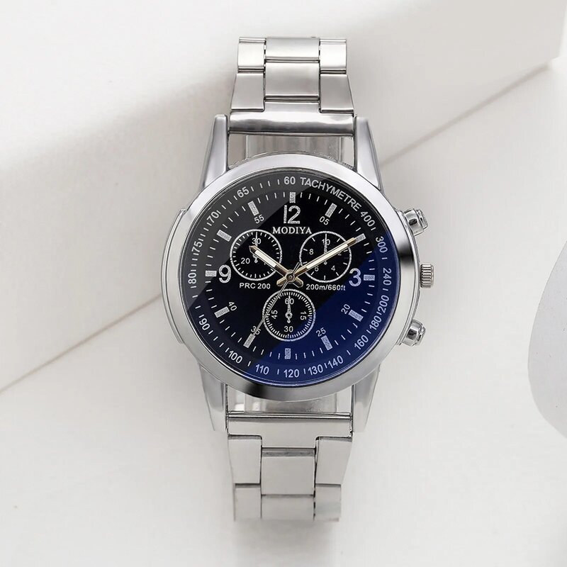 Nowy gorąca wyprzedaż zegarków mężczyźni oglądają męski luksusowy markowy neutralny kwarcowy analogowy zegarek na rękę pasek stalowy zegarek 2023 modny zegarek kwarcowy