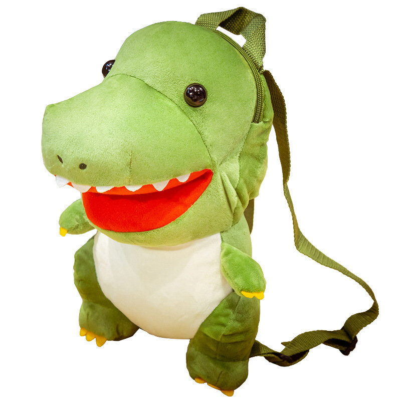 Ransel Dinosaurus 3D kreatif ransel mewah kartun hewan lucu tas dinosaurus untuk anak laki-laki Hadiah dompet koin anak-anak lucu