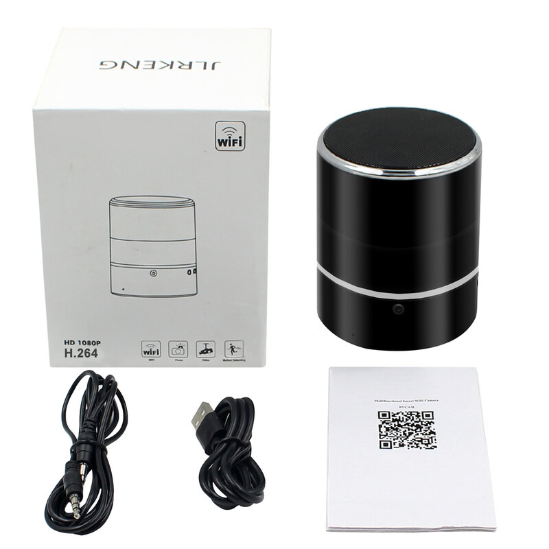 Kamera WiFi Cam bepergian menggunakan Speaker Bluetooth kontrol telepon suara nirkabel Audio pengurang kebisingan Ai untuk berkemah Enterainment