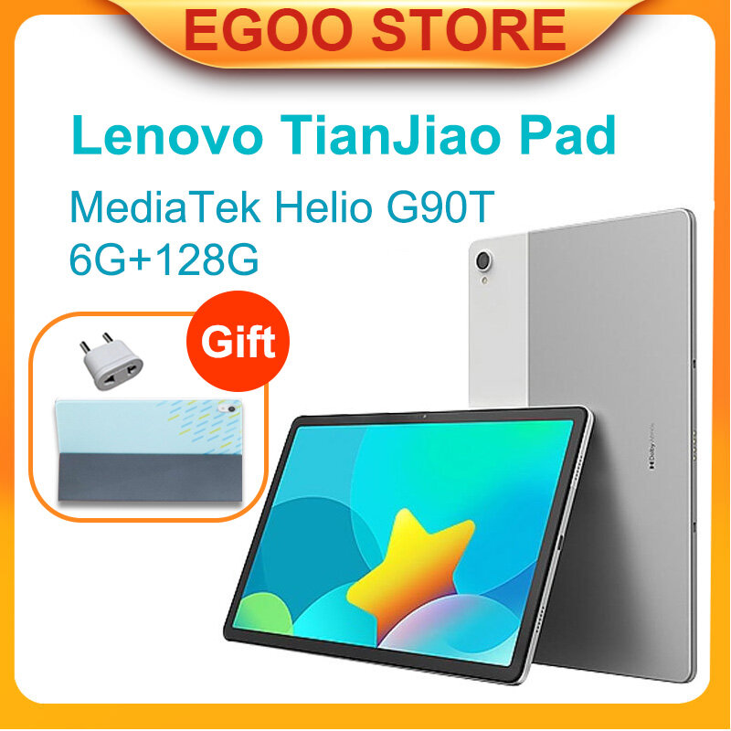 Оригинальный Планшет Lenovo Tianjiao для детей, 11 дюймов, 7700 мАч, 6 + 128G, 2000*1200, MediaTek®Белые детские планшеты Helio G90T WIFI