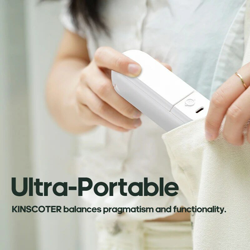Mini ventilateur à main portable pour l'extérieur Ventilateur de cou suspendu Chargement USB 1200mAh alimenté par batterie Ventilateur de table sans fil pour rafraîchir l'air