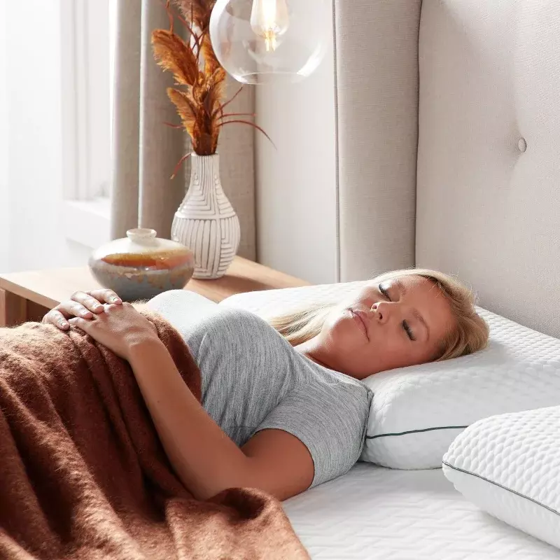 Подушка для кровати из пены с эффектом памяти, стандартная, одна упаковка