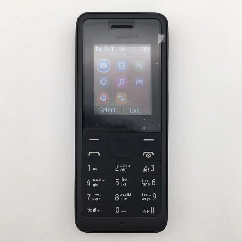 Original Unlocked Altifalante Celular, Dual SIM, GSM 900, 1800, Russo, Árabe, Hebraico Teclado, Made in Sweden, 107, Frete Grátis