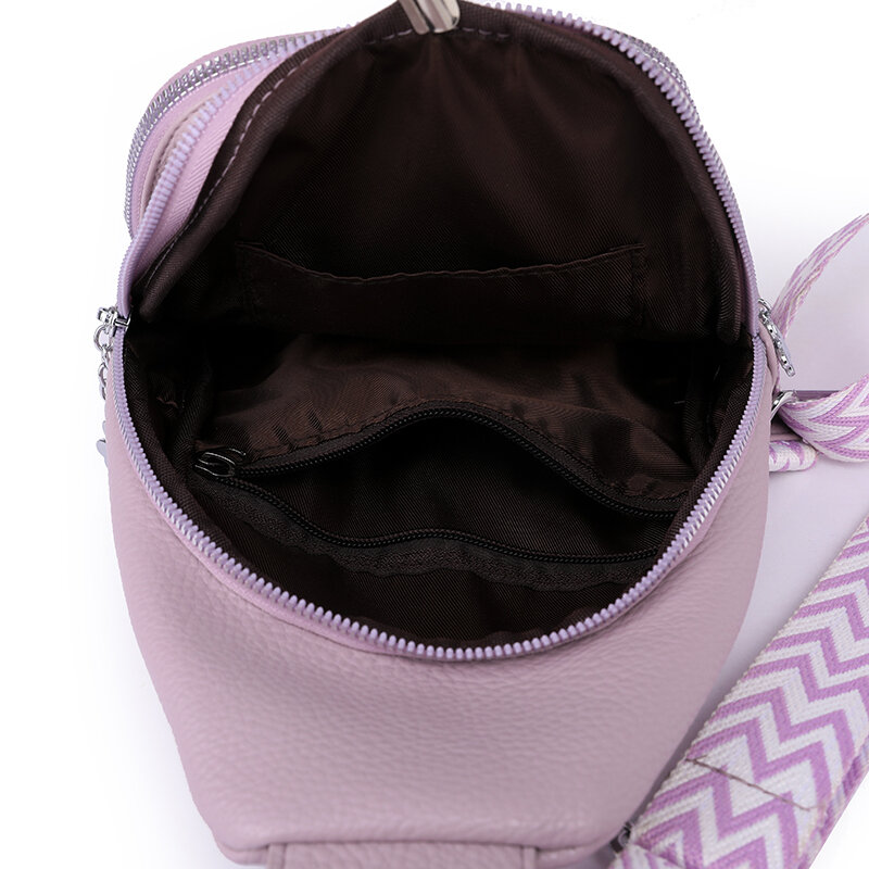 Women Bag Chest Bag Summer Creative Style Shoulder Wear Resistant Messenger Bag PU Leather Crossbody Bag Sling Bags for Woman