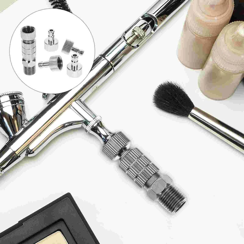 Airbrush Kit Vrouwelijke En Mannelijke Koppeling Airbrush Slang Connector Kit Metalen Fittingen Accessoires Vervangingen