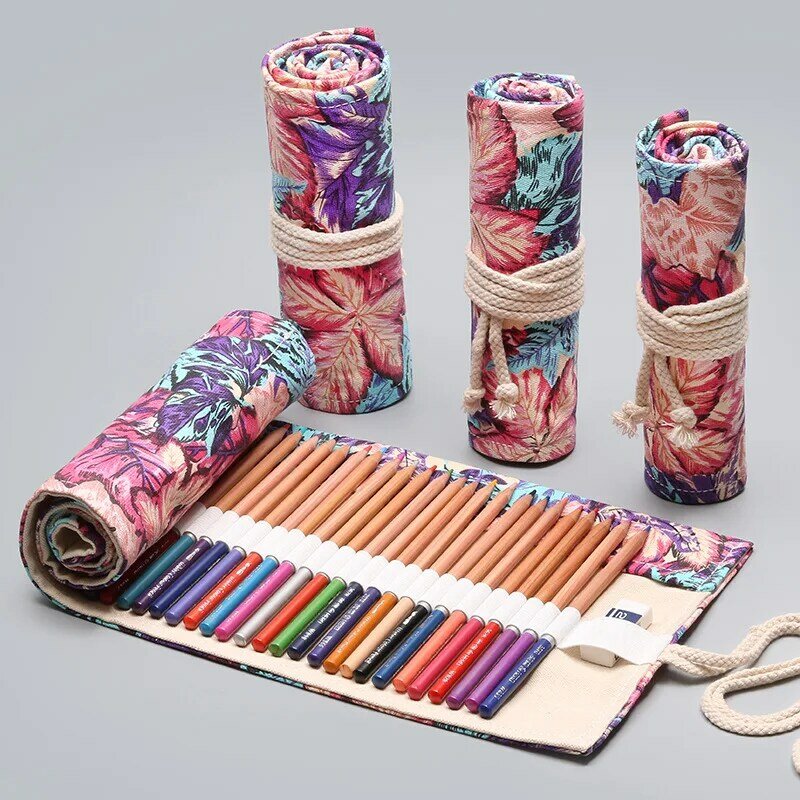 Maple Leaf Knitting Lápis Bag, Crochet Canetas Recipiente, Estojo De Armazenamento, Artesanato, Costura, Pincéis Suporte, Canetas Não Incluídas