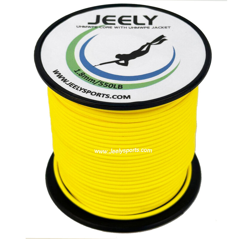 Jeely 50m 1.8mm Double Braided UHMWPE Material Spearfishing Line