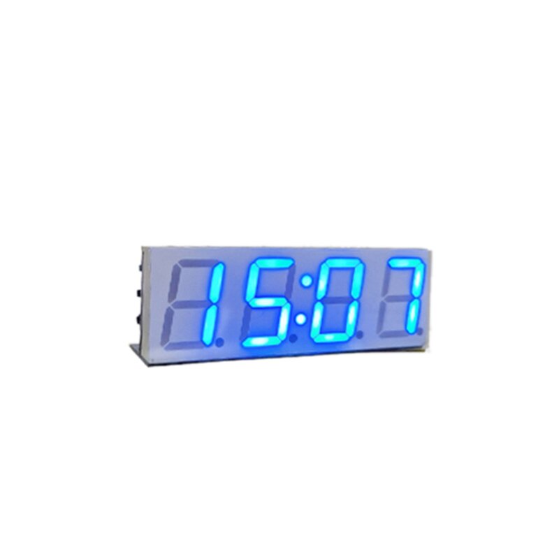 와이파이 시간 서비스 모듈 자동 시계, DIY 디지털 전자 시계, 무선 네트워크 시간 서비스, 파란색