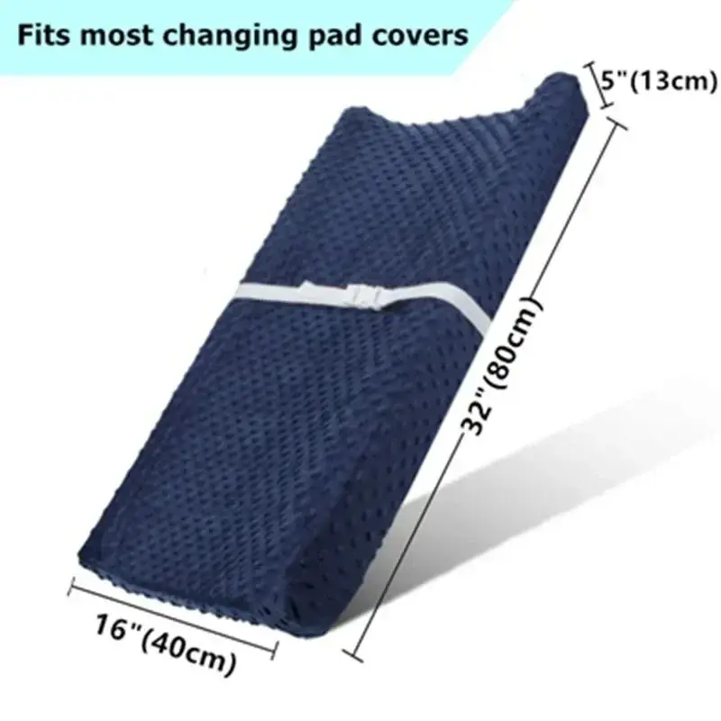 Baby Shower Diaper Changing Pad Cover Soft and Breathable Coral Velvet Crib Diaper Changing Pad Protective Cover Reusable