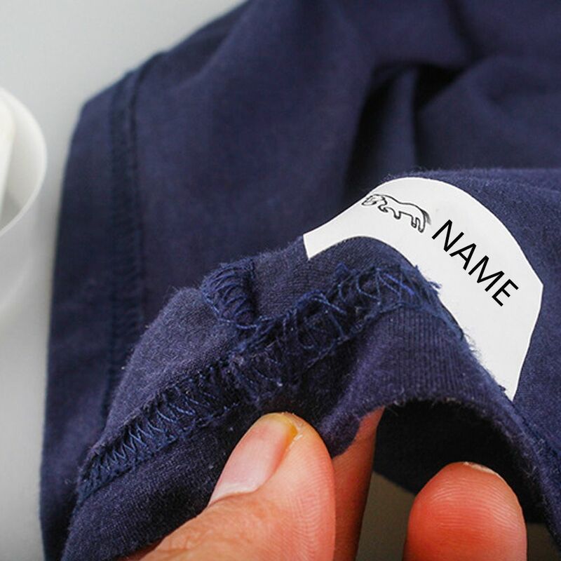 Accessoires de couture lavables utiles, marqueur de vêtements, étiquettes de tissu de vêtement, ruban d'impression, nom attro