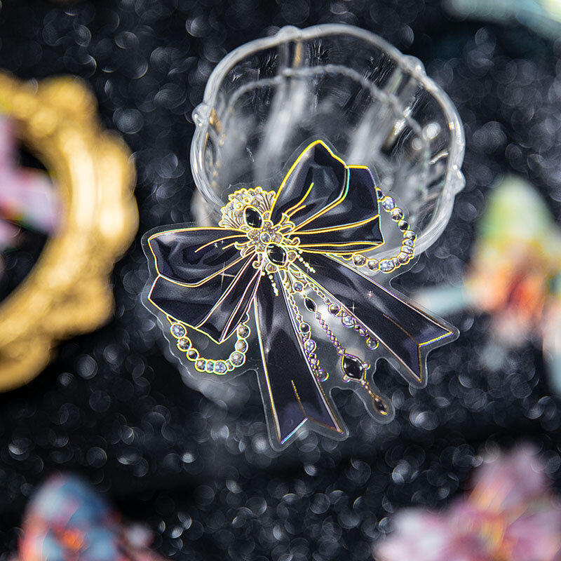 8 paczek/partia perła seria taneczna retro do kreatywnej dekoracji DIY naklejka dla zwierząt