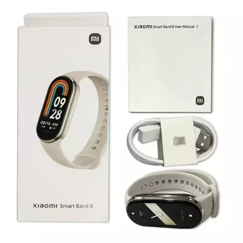 Xiaomi-Band 8 Smart Bracelet, AMOLED, bateria de duração ultra longa, 16 dias, mais de 150 modos esportivos, versão global, lançamento mundial
