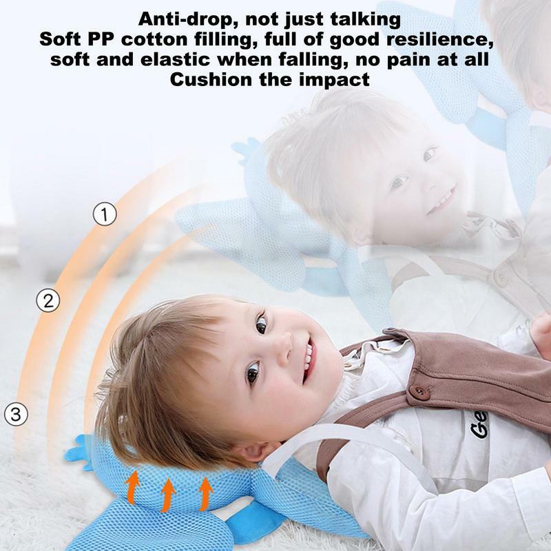 Cuscino protettivo di sicurezza per la testa a forma di animale per girello cuscino per zaino parlante per neonati cuscini di sicurezza per bambini per la cura del neonato