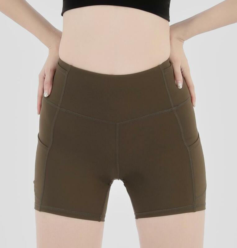 please use S4 M6 L8 XL10 XXL12 Women's short tight more pocket leggings 4-S  6-M  8-L  10-XL  12-XXL 7 Color Short 6'' Leggings