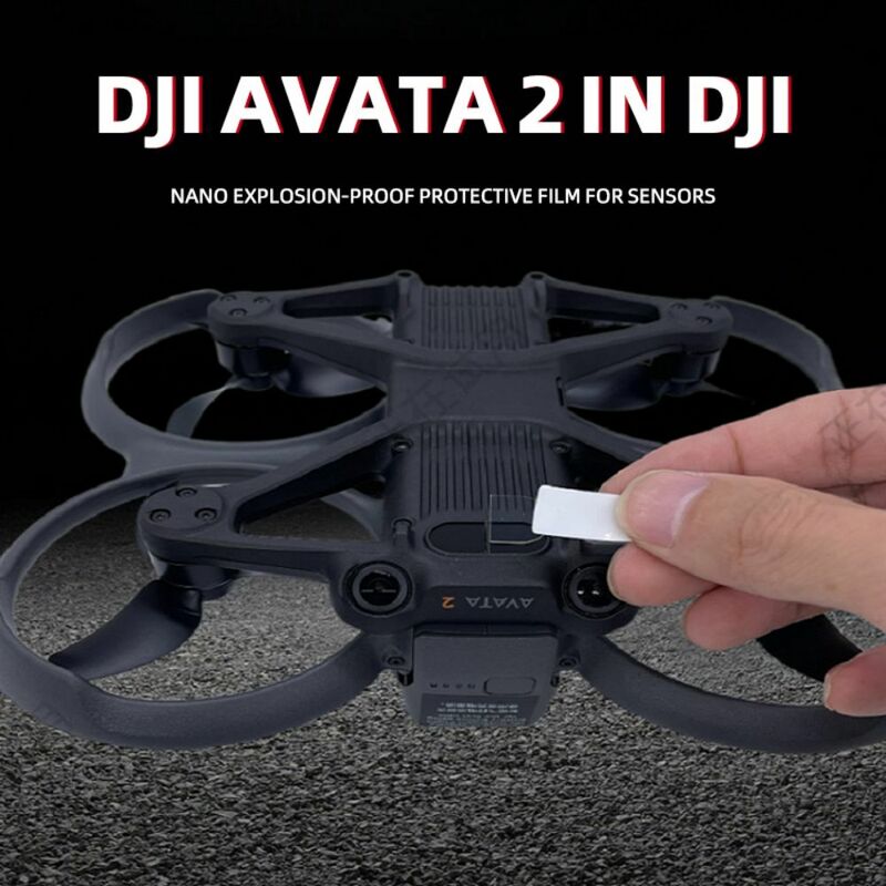 Cocok untuk DJI DJI Avata2 film pelindung, sensor lensa, film kacamata, aksesori drone film nano