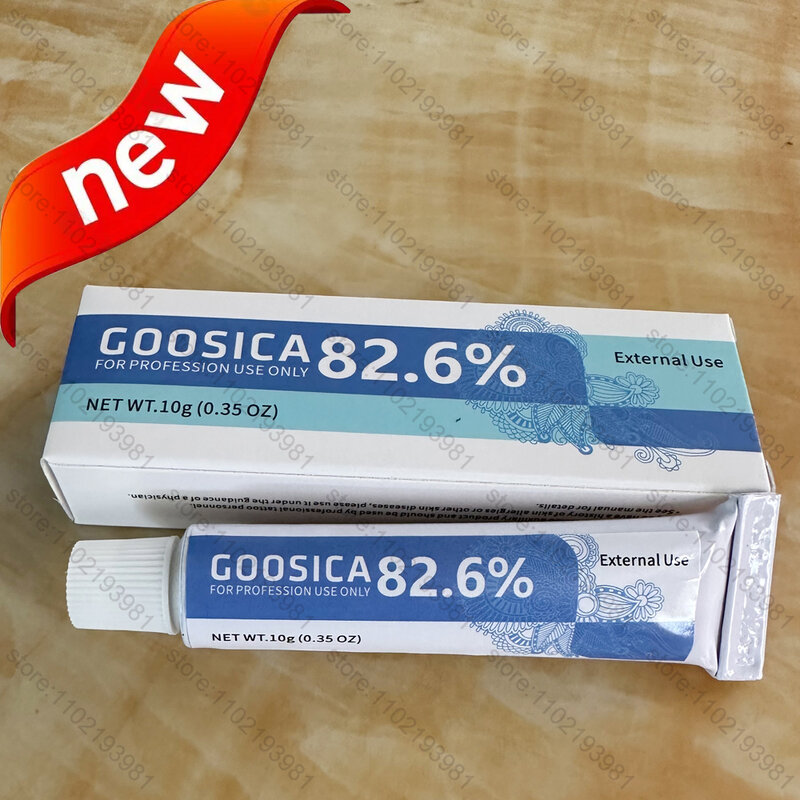 82.6% Variety of choices New GOOSICA Tattoo Cream Before Permanent makeup Body Eyebrow Eyeliner Lips Tattoo Care Cream 10g