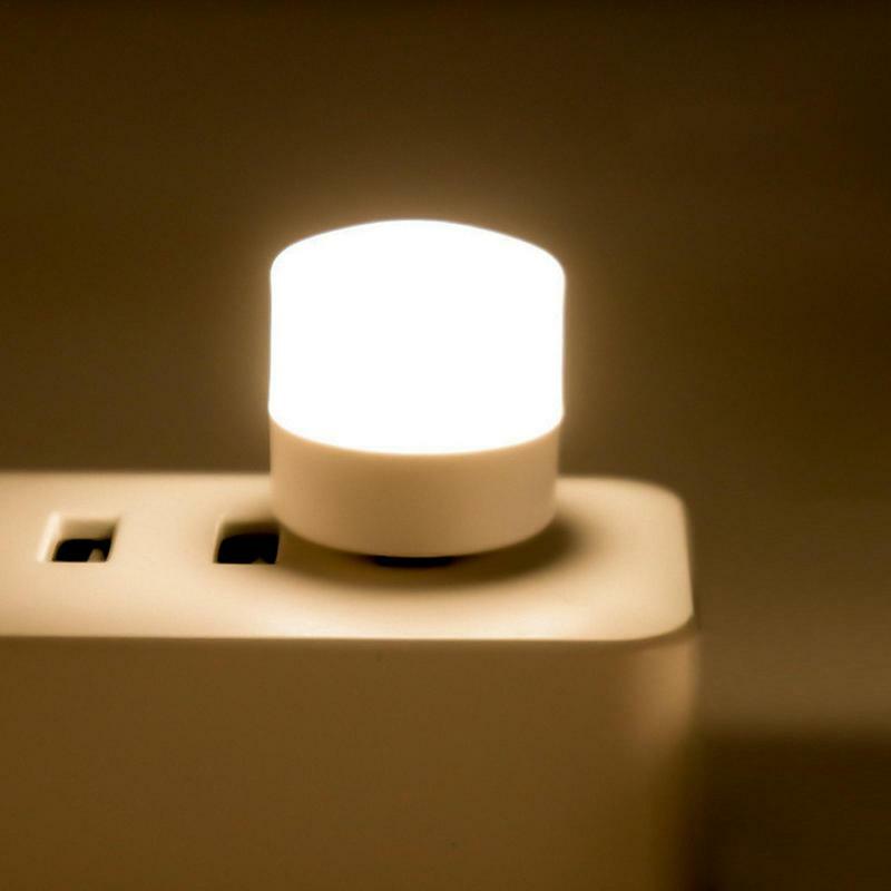Mini USB Plug Lamp lampadine Plug-in a LED portatili con 2 colori di illuminazione uso domestico piccole luci d'atmosfera per soggiorno camera da letto
