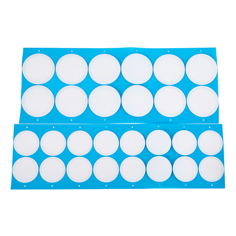 Pegatinas de papel de filtro sintético, disco de filtro de seta aplicado debajo para cultivo de setas, 76,2mm, 59mm, 0,22 μm