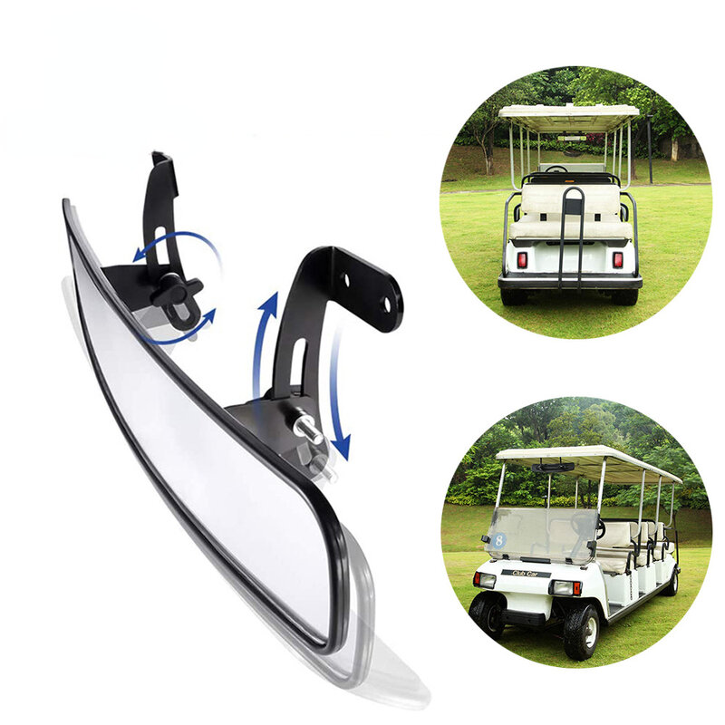 Golf wagen spezielle konvexe Zentral spiegel Universal Rückspiegel atv utv Club Auto Aluminium legierung Spiegel