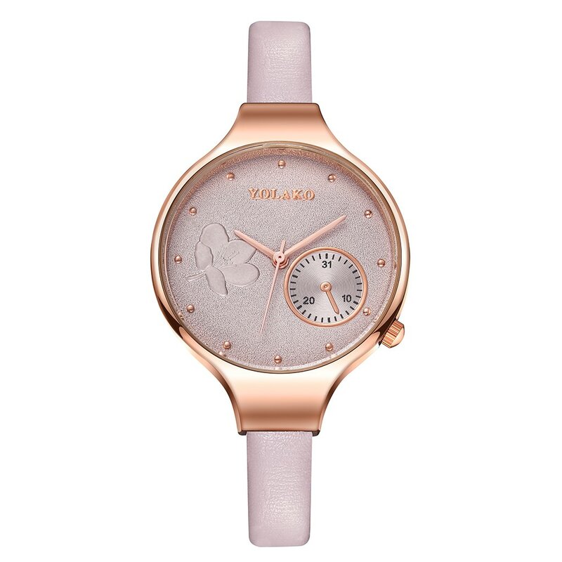 YOLAKO Fashion di alta qualità Creative Flower Quartz Belt Ladies Watch Gift vergisiz rtunler aucretsiz kargo trurkiye montre pour