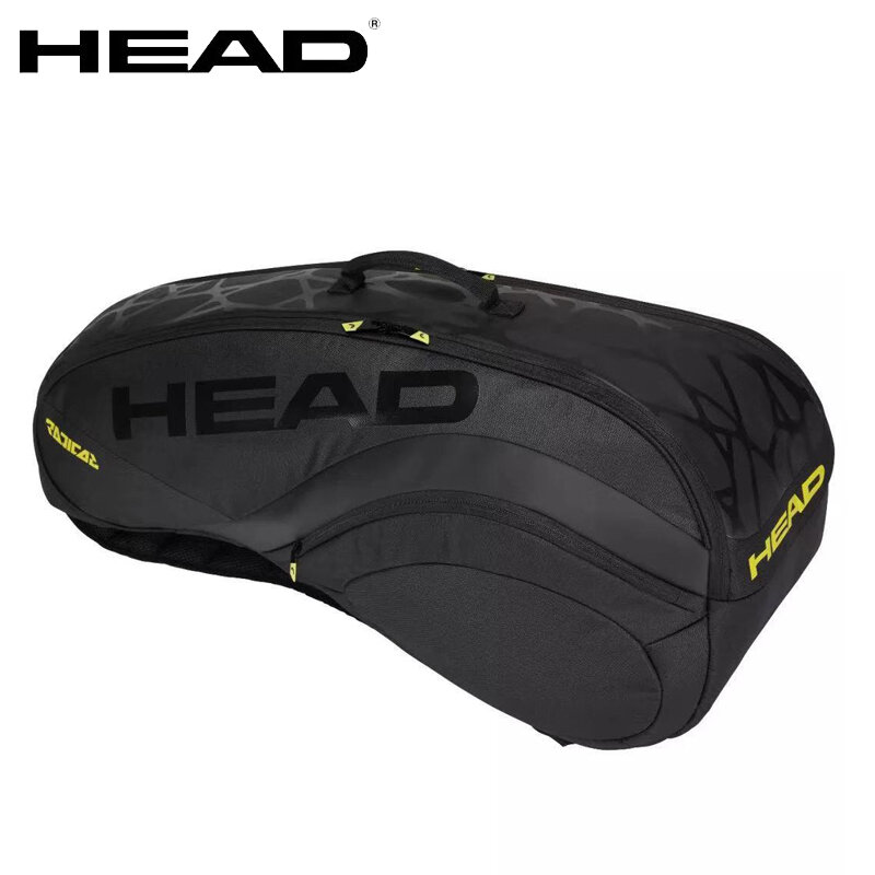 Genuine HEAD-Bolsa de Tenis de gran capacidad, mochila para raquetas de Tenis, 25 Aniversario, edición limitada, paquete de 6