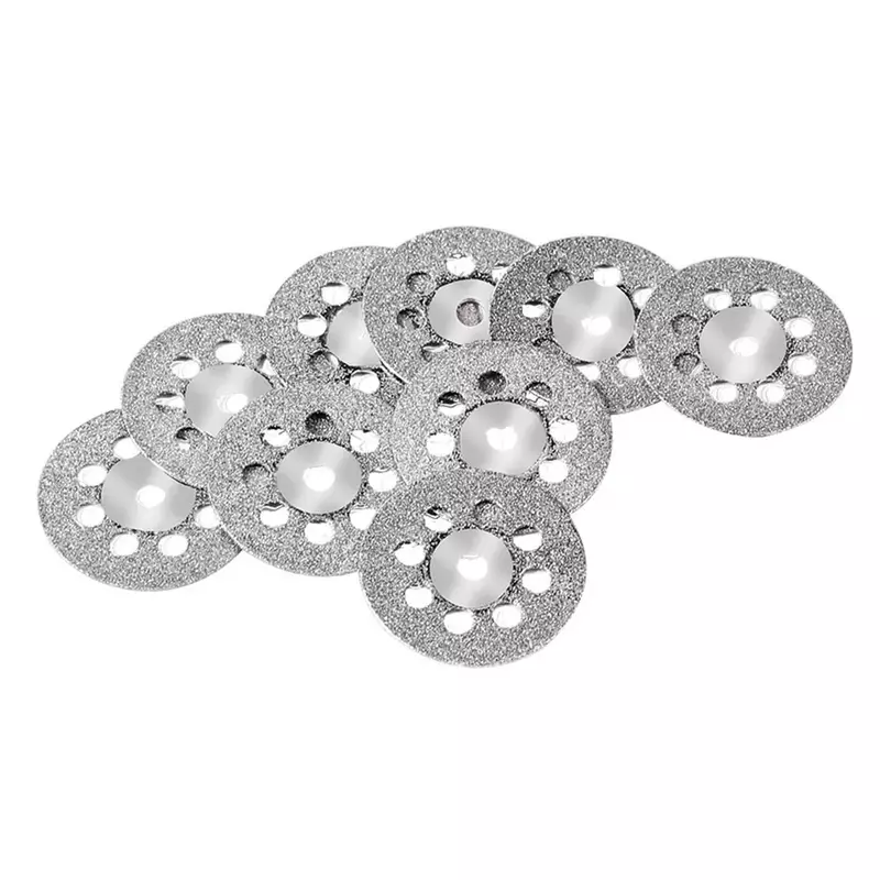 Rodas de corte de diamante para ferramenta rotativa Die Grinder, Projetado para precisão absoluta em metal cortado, 10 Pack