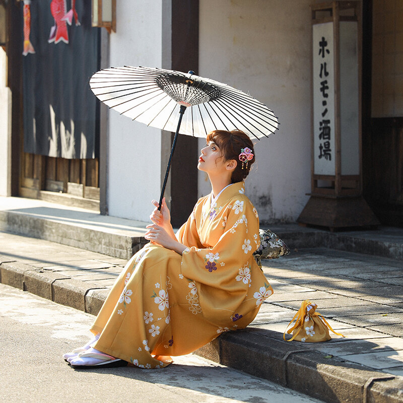 جديد القمر كيمونو نمط الفتيات اليابانية Harmony اليابانية كيمونو فستان رسمي المرأة تحسين كيمونو Bathrobe