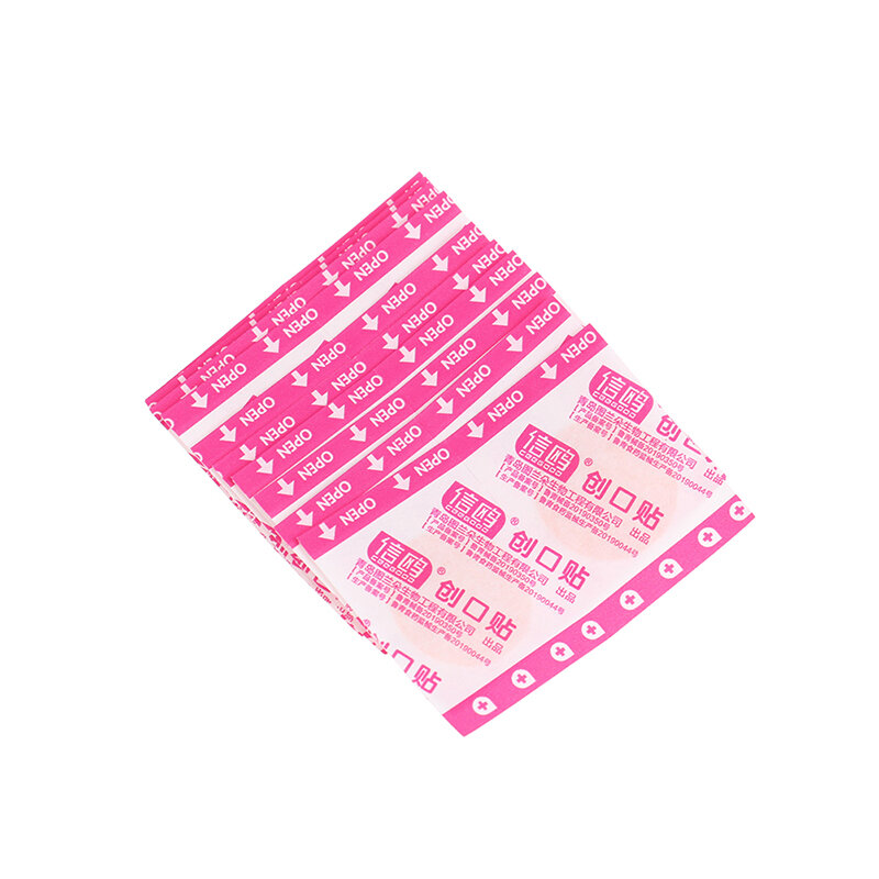 Bandagem adesiva do ponto, tecido Medi-Pak do desempenho, Tan redondo, 0,66 "diâmetro, 100 PCes