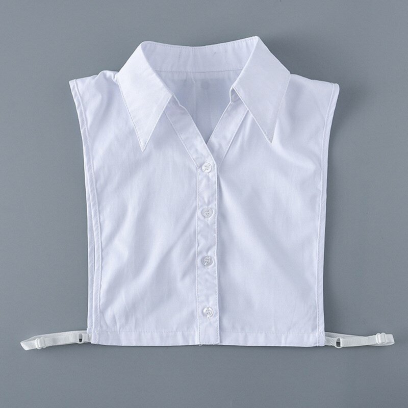 Demi-col chemise pour femmes, faux col décoratif, Mini col à revers, bricolage
