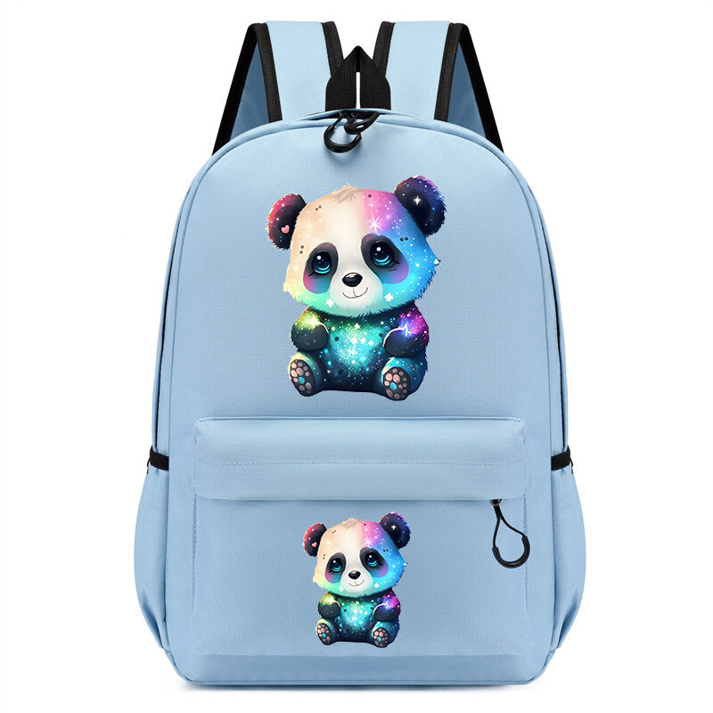 Mochila Escolar Infantil Panda Anime, Sacos Pré-Escolares, Mochila Infantil, Bookbag Dos Desenhos Animados Kawaii