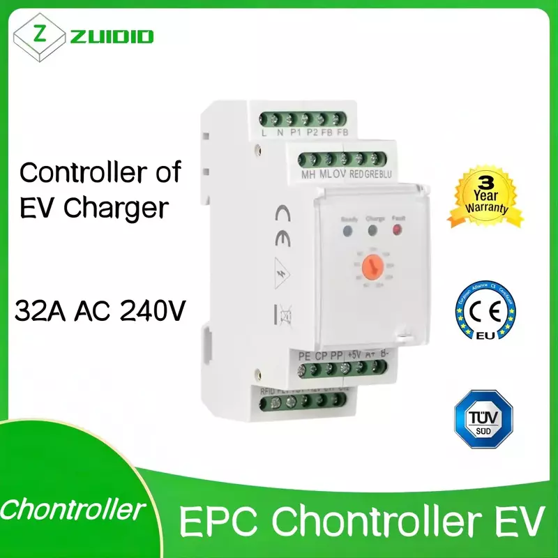32A AC 240V EVSE контроллеры EPC электронный протокол Chontroller умное зарядное устройство для EV Wallbox Тип 2 кабель EV зарядная станция