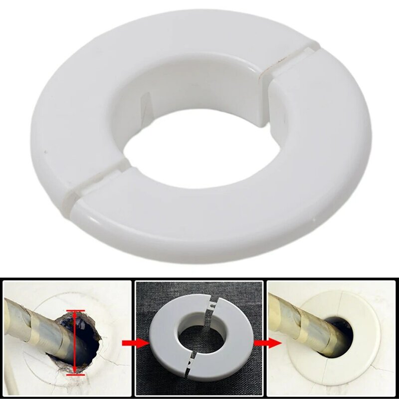 1pc Hole Cover Entry Cable Passage 40-80mm For Air Conditioning Pipe Conduit Pipe Home Decoration Air Conditioning Pipeline Part