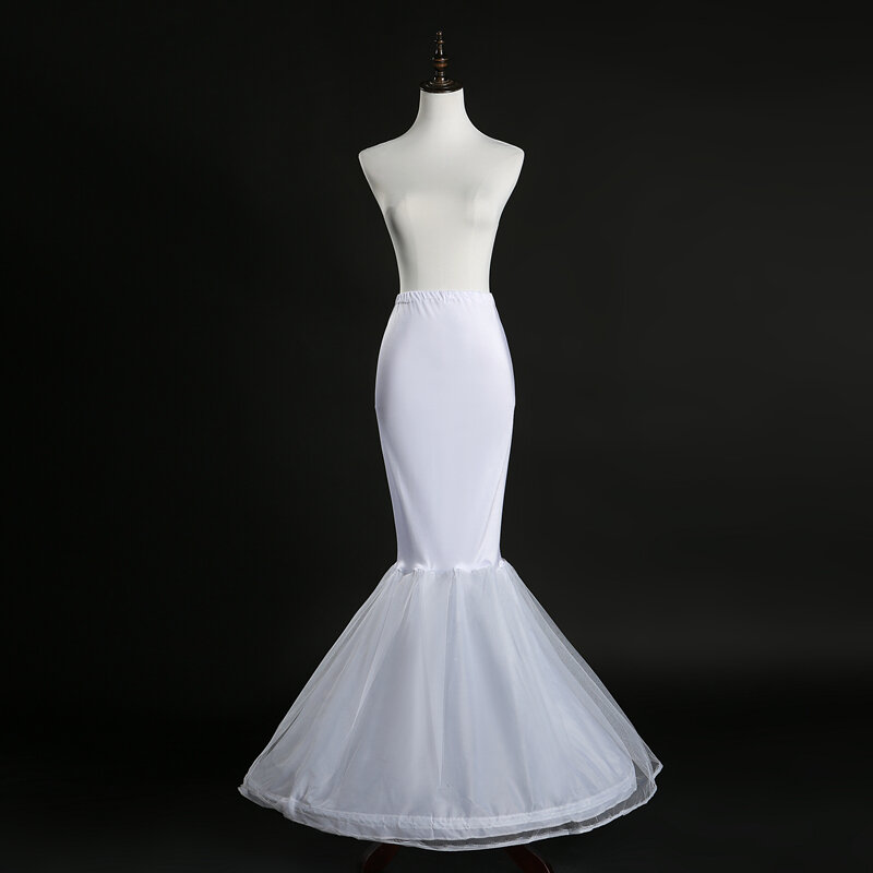 Nieuwe Collectie Witte Zeemeermin Petticoat Onderrok Mariage Lolita Jurk Bruid Boetiek Petticoats Bruiloft Accessoires
