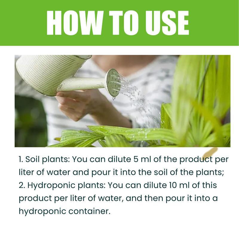 Pflanzen nährstoffe 100ml Pflanzen nährstoff lösung natürlicher Flüssig dünger und Pflanzen wachstums verstärker für Boden pflanzen Hydro ponik
